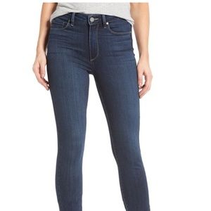Paige Transcend Medium Wash Hoxton High Waist